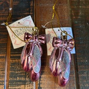 Target Bullseye Playground Pink Ballet Slipper Ornaments Set Christmas 2025 NEW